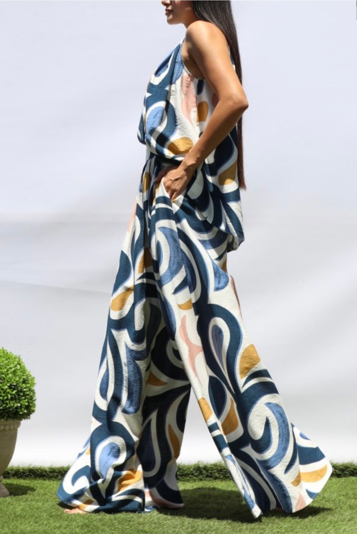 Blue Mirage Pant Set