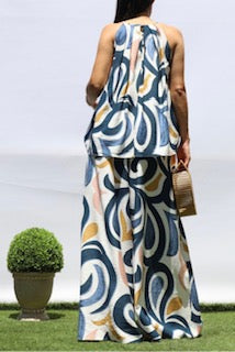 Blue Mirage Pant Set