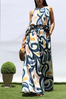 Blue Mirage Pant Set